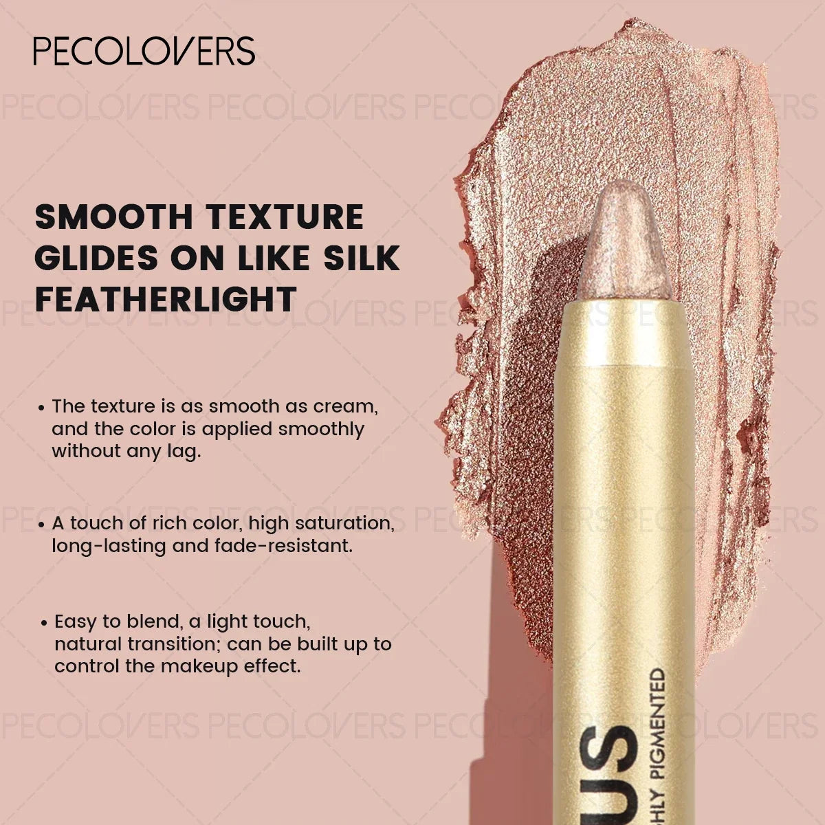 PECOLOVERS Glide & Glow Eyeshadow Stick