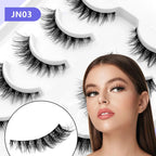 Veltrinay Cat Eye Lashes Soft Natural Faux Mink Eyelashes Fake Lashes Natural Look Wispy Winged End Eye Elongated Makeup